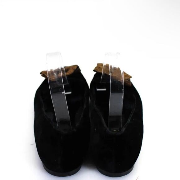 Elegant Black and Gold Loafers - Picture 7 of 8